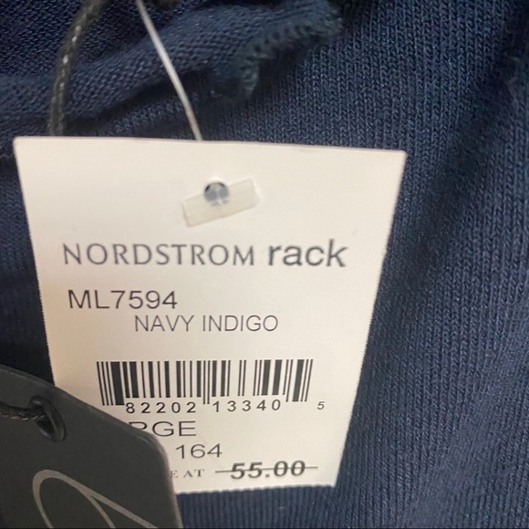 Gibson | Ruffles Edge Raglan Pullover Indigo Large - Picture 4 of 7